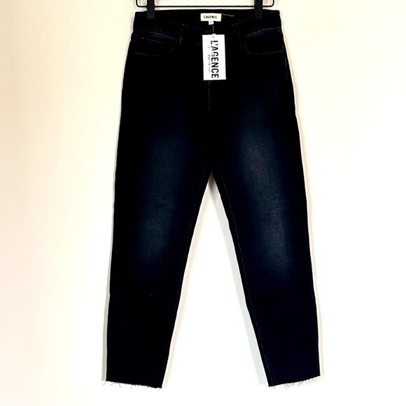 NWT L'Agence Montero Dark Blue Skinny Jeans - Size 25 - Picture 1 of 6